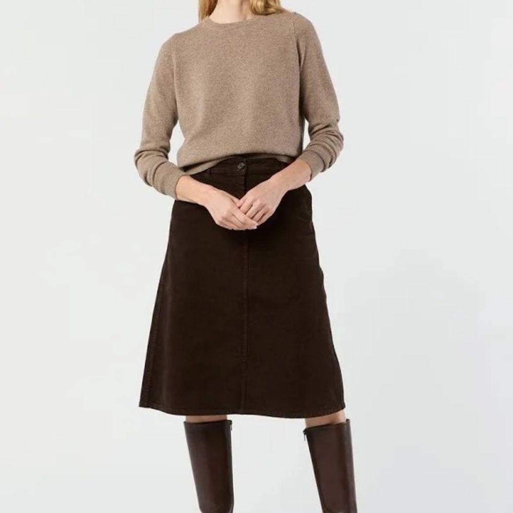 ANN MASHBURN Cream Cashmere Knit - Picture 2 of 12